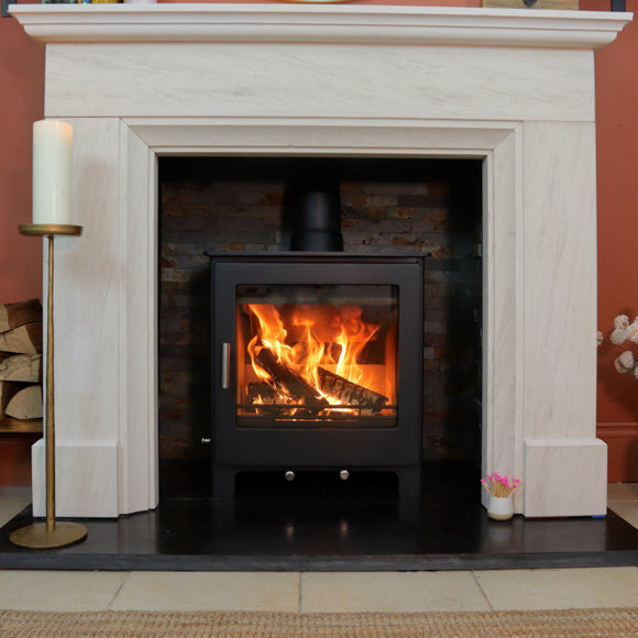 Woodford Lowry 5XL Widescreen Wood Burning / Multifuel Ecodesign Stove