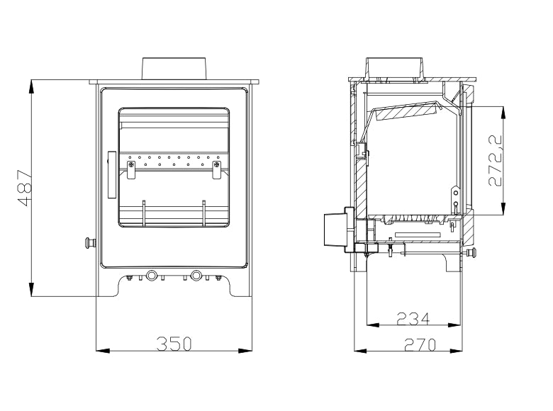 Woodford Lowry 5 Wood Burning / Multifuel Ecodesign Stove
