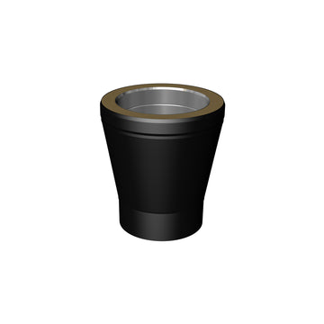 DTW Single to Twin Wall Adapter Conical 5 Inch MB