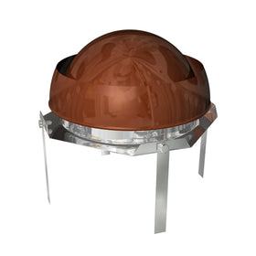 Terracotta Mini Anti-Down Draught Cowl for Pot