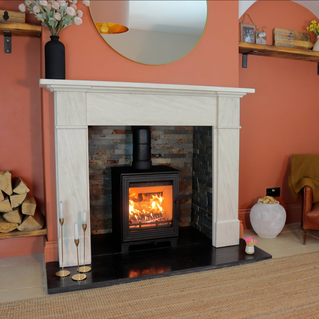 Woodford Pankhurst Medium 5kW Wood Burning Ecodesign Stove - 0