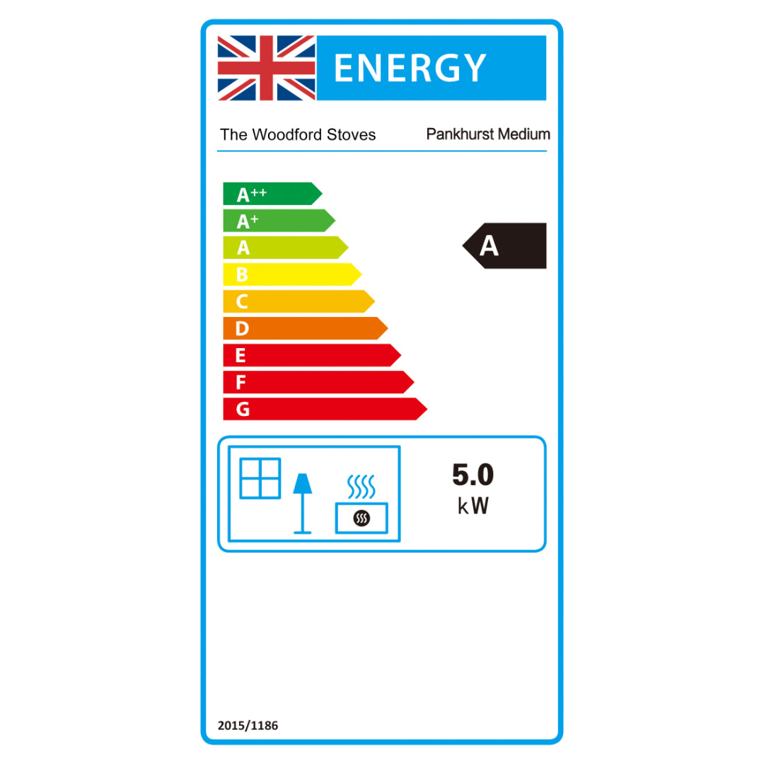 Woodford Pankhurst Medium 5kW Wood Burning Ecodesign Stove
