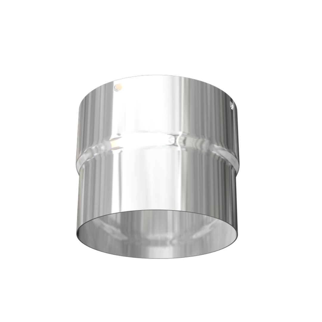 Push Fit Stove Flue Pipe Adapter 4 Inch