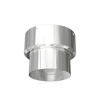 Push Fit Stove Flue Pipe Increasing Adapter 5-6 Inch