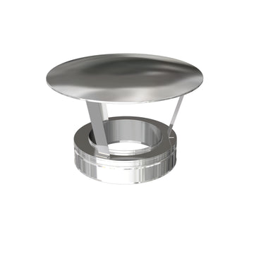 DTW Rain Cap 7 Inch SS