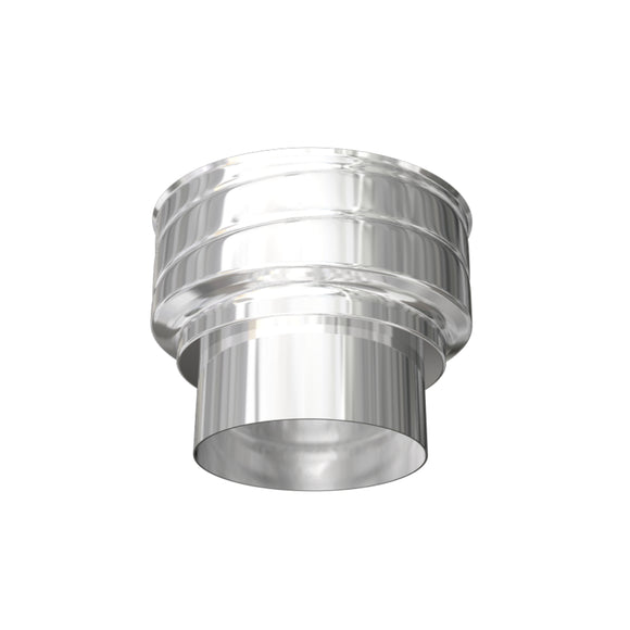 Screw Fit Stove Flue Pipe Increasing Adapter 5-6 Inch