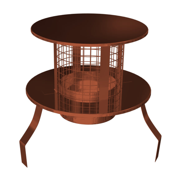 Terracotta Screw Fit Pot Hanger Rain Cap 6 Inch