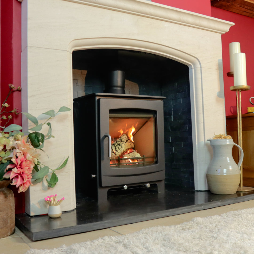 Woodford Turing 5 Wood Burning / Multifuel Ecodesign Stove - 0