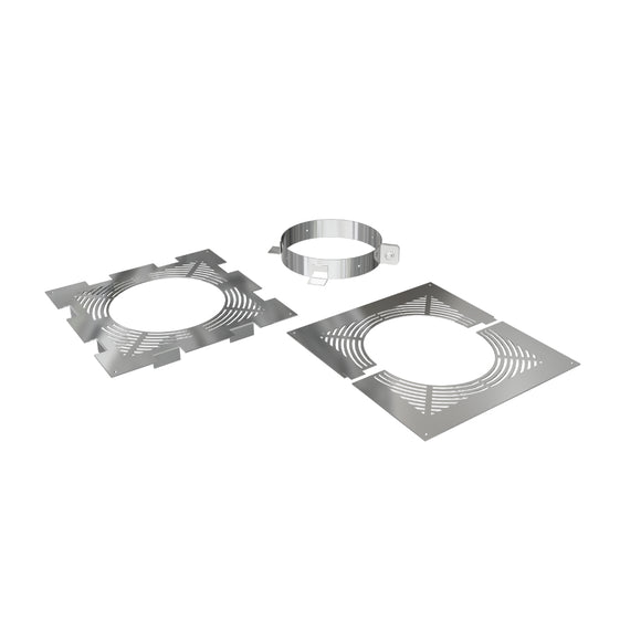 DTW Ventilated Firestop Support Set 6 Inch SS