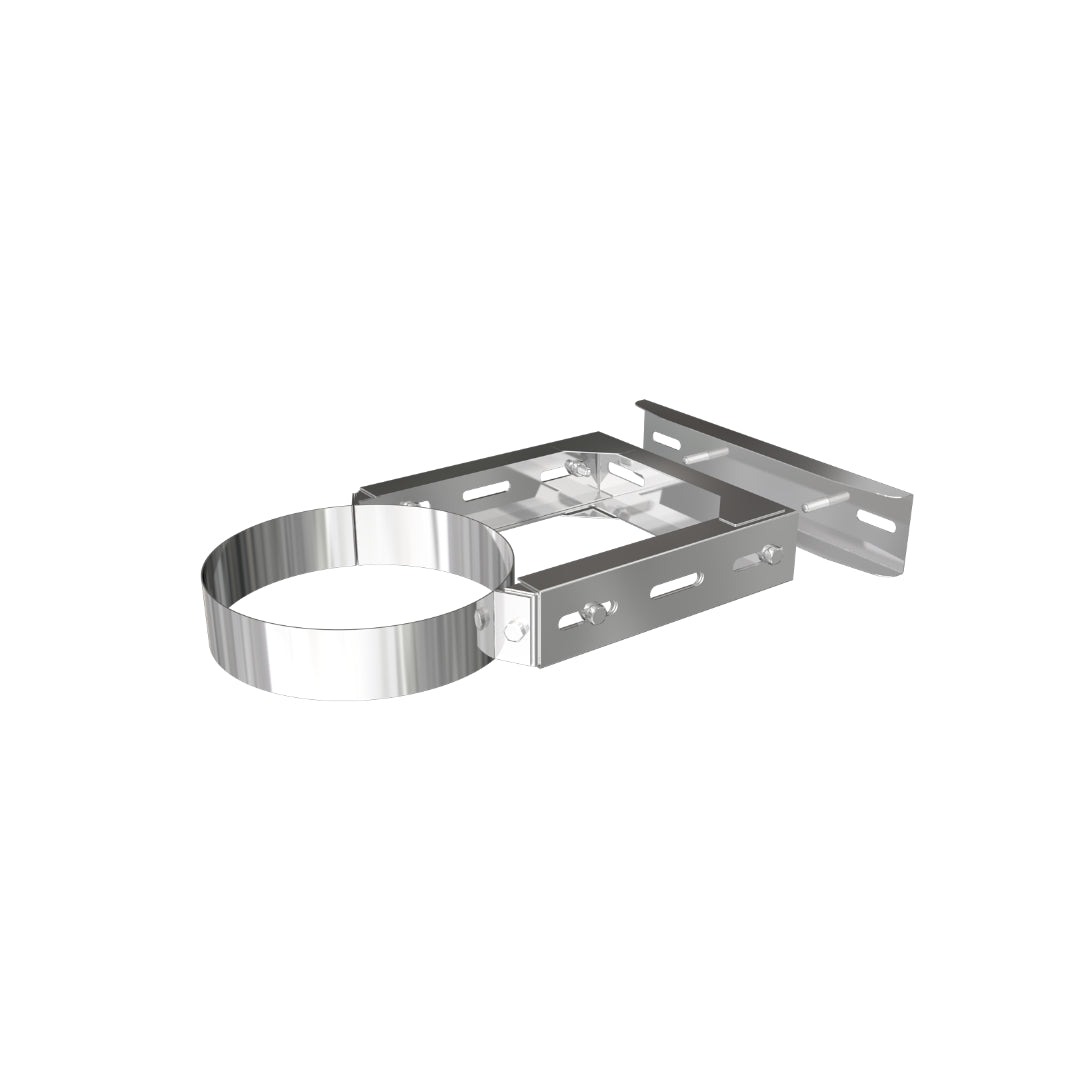 DTW 225 - 385mm Adjustable Wall Support 8 Inch SS