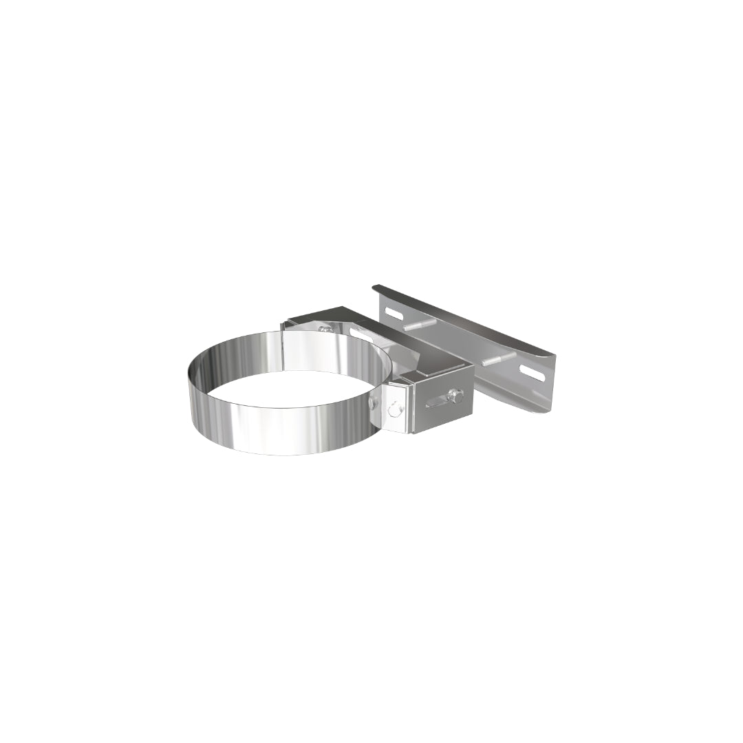 DTW 95 - 135mm Adjustable Wall Support 7 Inch SS